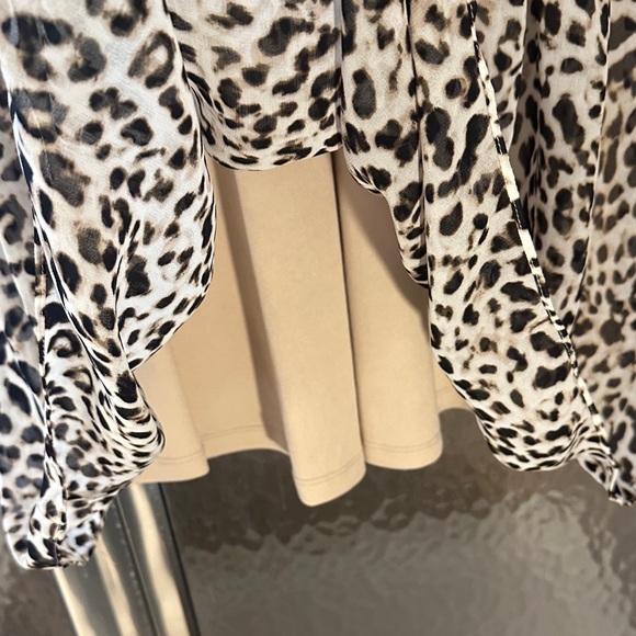 Calvin Klein Animal Print Sleeveless Dress - Picture 3 of 5